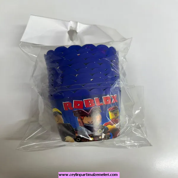 Roblox Temalı Cupcake Kabı